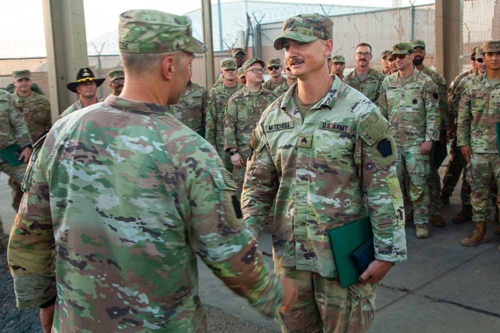 Apache Troop End of Tour Awards
