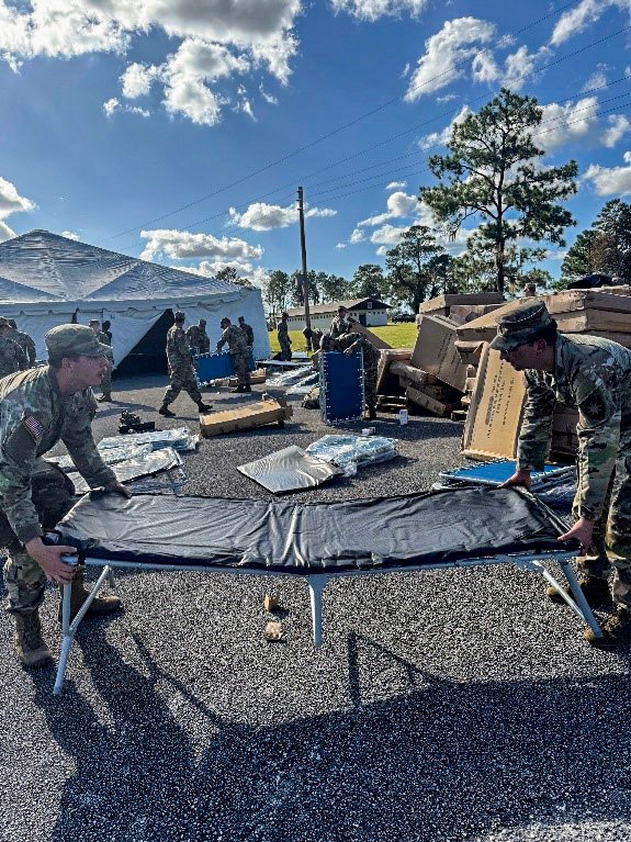 146th Expeditionary Signal Battalion supports out-of-state reinforcements against Hurricane Milton