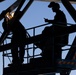 Wasp Sailors Weld Aircraft Elevator During MDVR