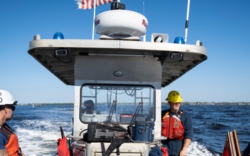 U.S. Coast Guard crews respond to Hurricane Milton near St. Petersburg, Florida