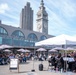 Navy Band Southwest's Prevailing Winds Quintet performs at the SF Ferry Building