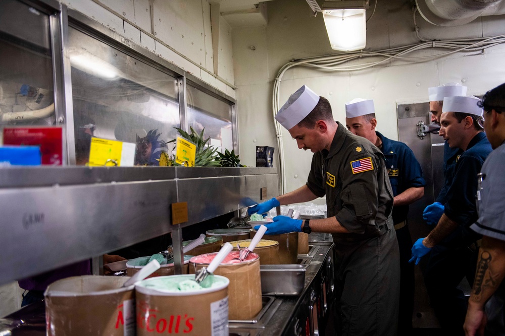 USS Carl Vinson (CVN 70) Celebrates the U.S. Navy's 249th Birthday