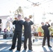 Navy Band Southwest's 32nd Street Brass Band performs in the Castro