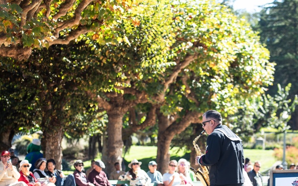 Navy Band Southwest's 32nd Street Brass Band performs in Golden Gate Park
