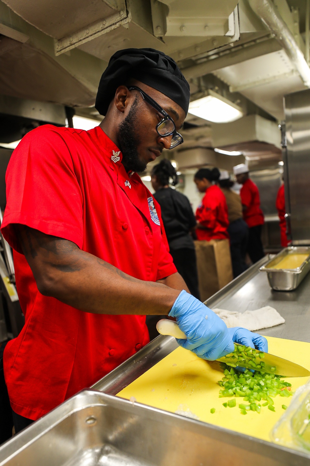 George Washington’s General Mess Prepares Meal for Navy’s 249th Birthday