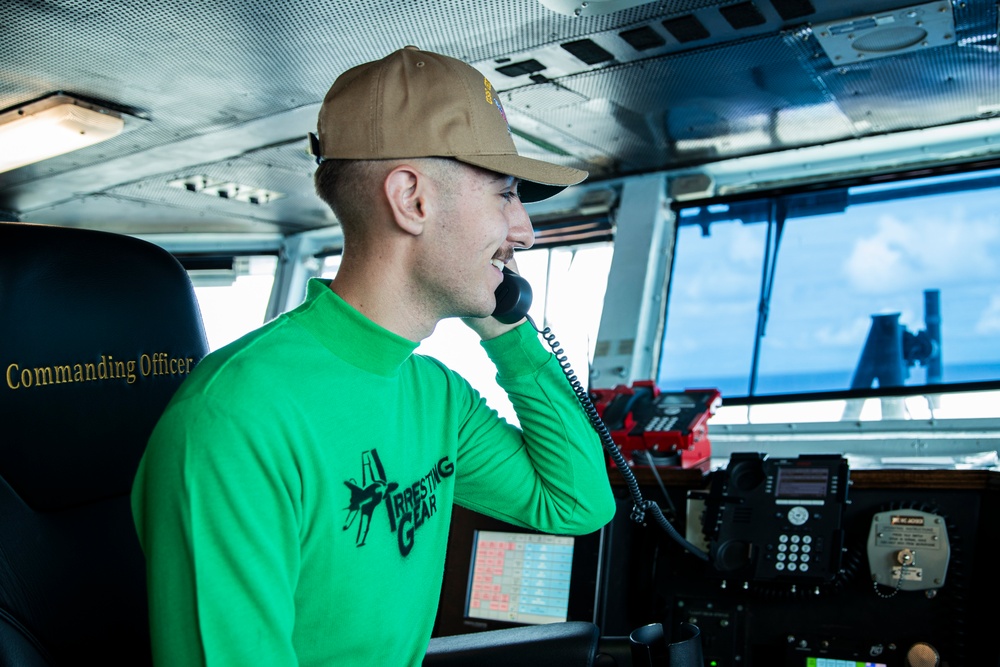 George Washington awards Warfighter of the Day: ABEAN Ryan Bowden
