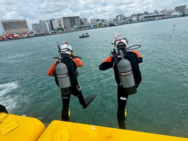 U.S. Army Garrison Okinawa Firefighters Host Joint Water Rescue Training Event