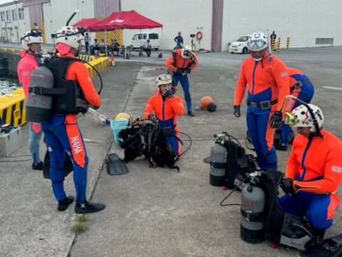 U.S. Army Garrison Okinawa Firefighters Host Joint Water Rescue Training Event