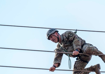 U.S. military members participate in French Desert Commando Course
