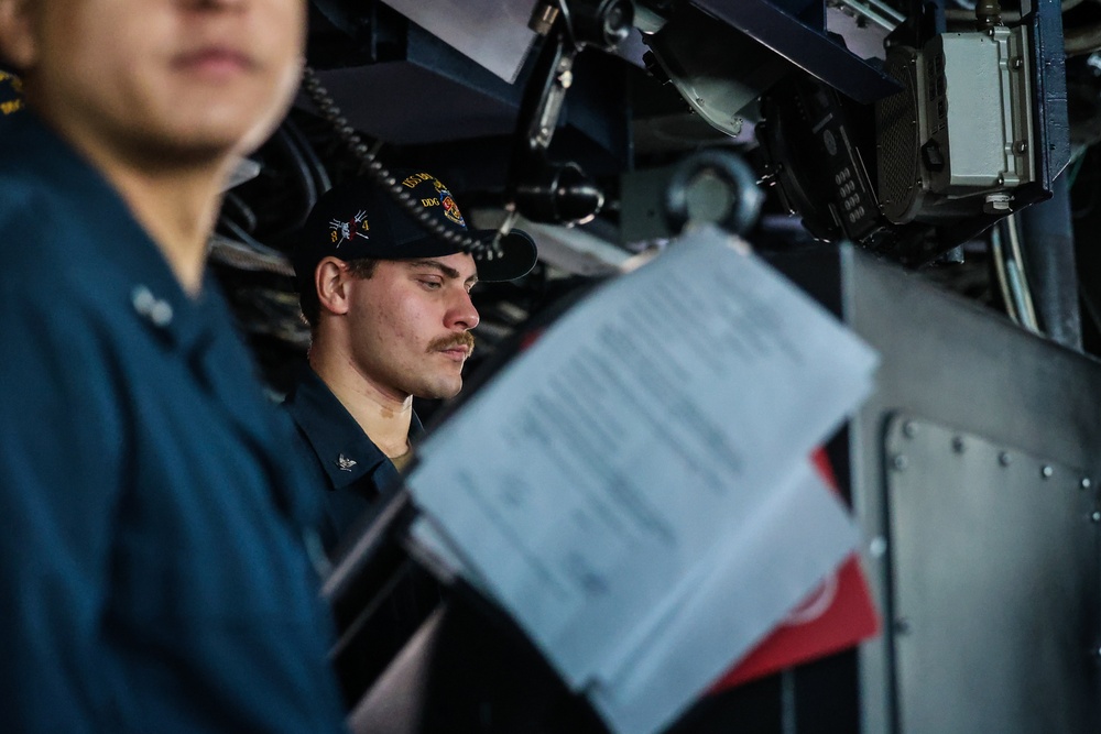 USS Bulkeley ports in Souda Bay, Greece