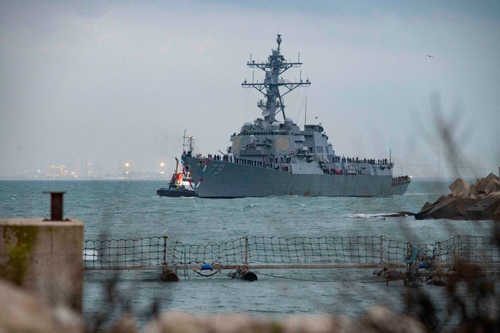 USS Oscar Austin homeport shifts to NAVSTA Rota