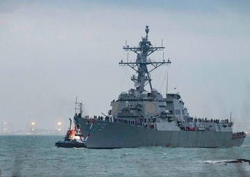U.S. Naval Station Rota Welcomes USS Oscar Austin (DDG 79)