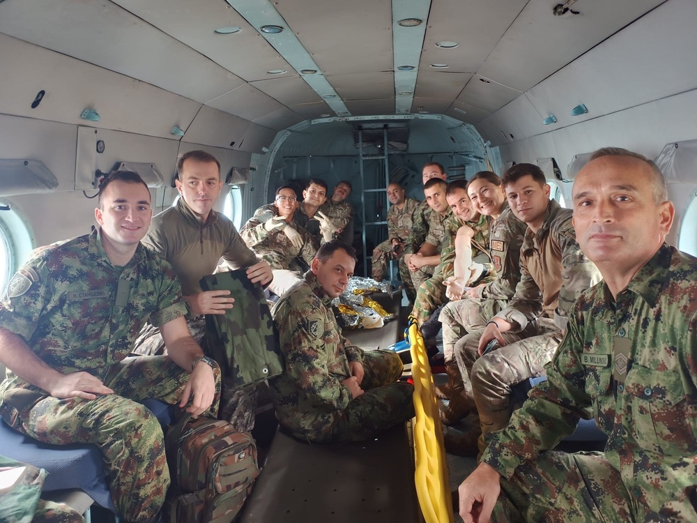 Pathfinder attends first U.S. and Serbia medical training event