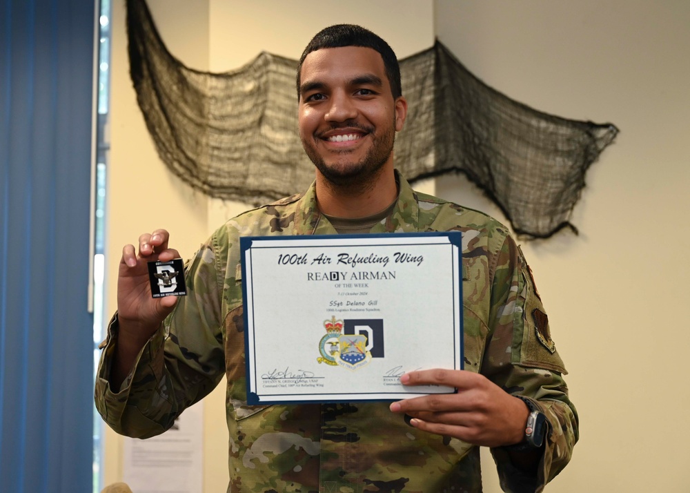 ReaDy Airman of the Week: 100th LRS Airman recognized