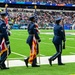 100th ARW and 48th FW Honor Guard perform at London NFL game