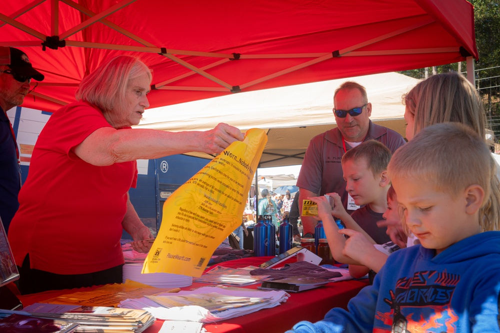 Carters Lake Park Rangers and Volunteers Set Up Shop at the Georgia Apple Festival