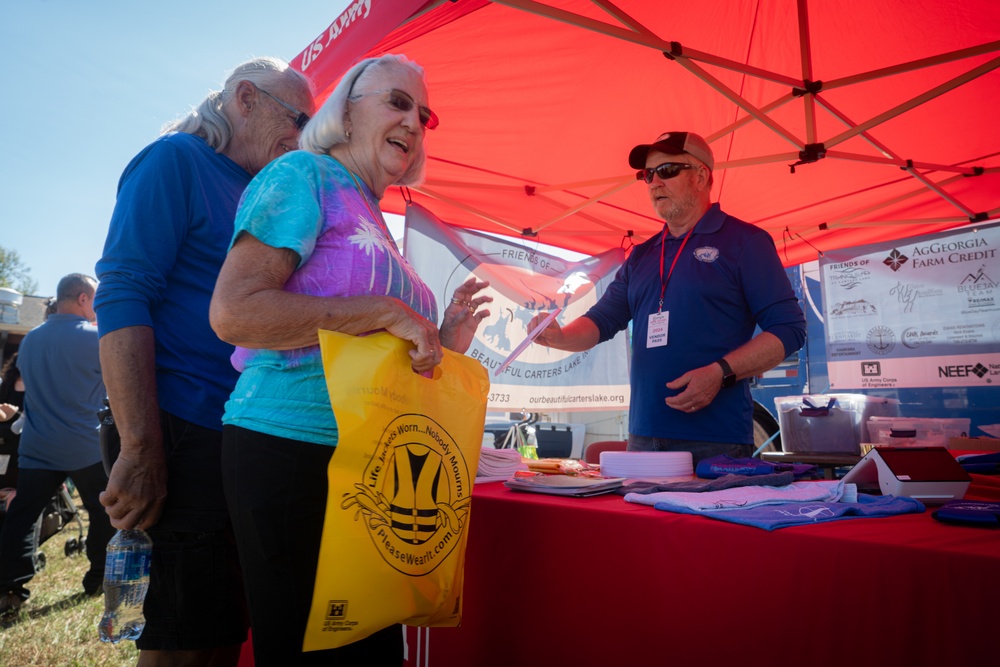 Carters Lake Park Rangers and Volunteers Set Up Shop at the Georgia Apple Festival