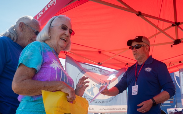Carters Lake Park Rangers and Volunteers Set Up Shop at the Georgia Apple Festival