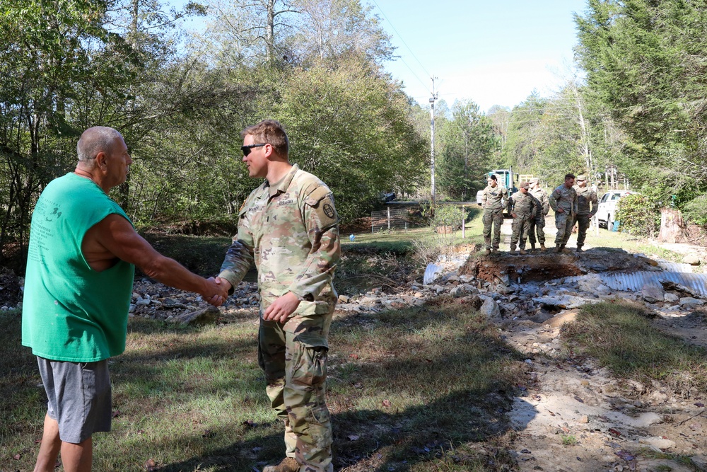 NC Guard Restores Roadways for Local Residents