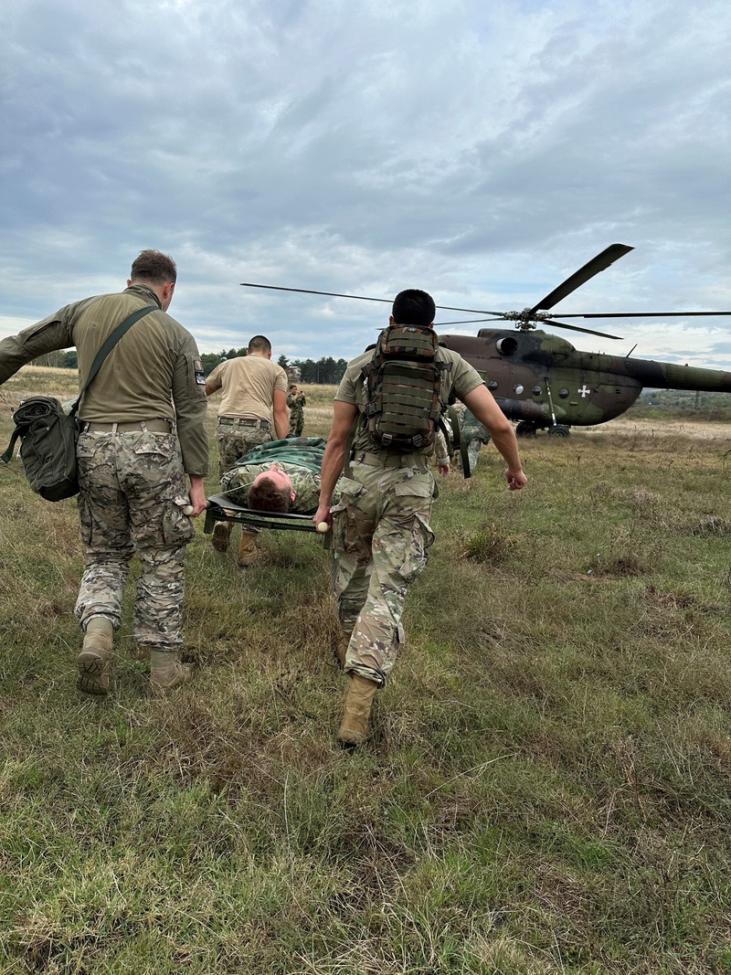 Pathfinder attends first U.S. and Serbia medical training event