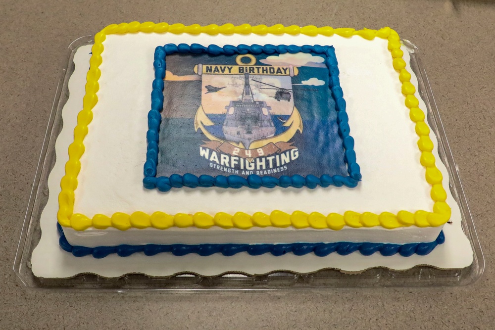 Navy and Marine Corps Force Health Protection Command holds a Cake Cutting Ceremony for the U.S. Navy’s 249th Birthday