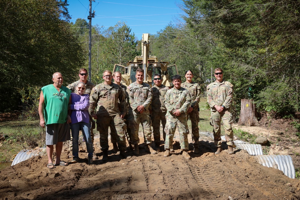 NC Guard Restores Roadways for Local Residents