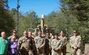 NC Guard Restores Roadways for Local Residents after Tropical Storm Helene