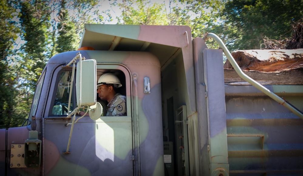 NC Guard Clears the Way after Hurricane Helene