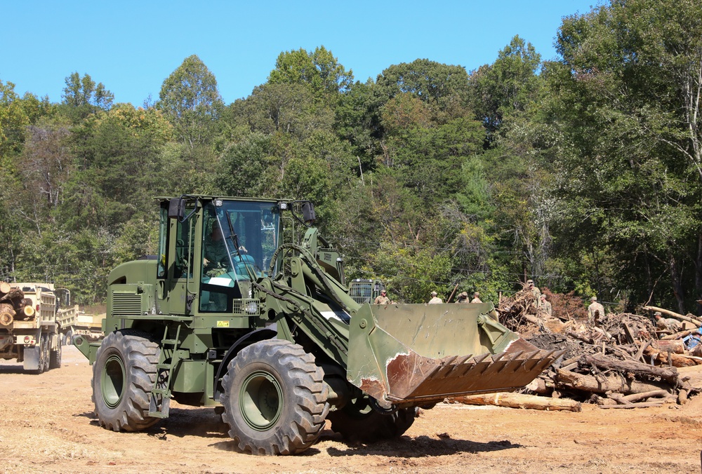 NC Guard Clears the Way after Hurricane Helene