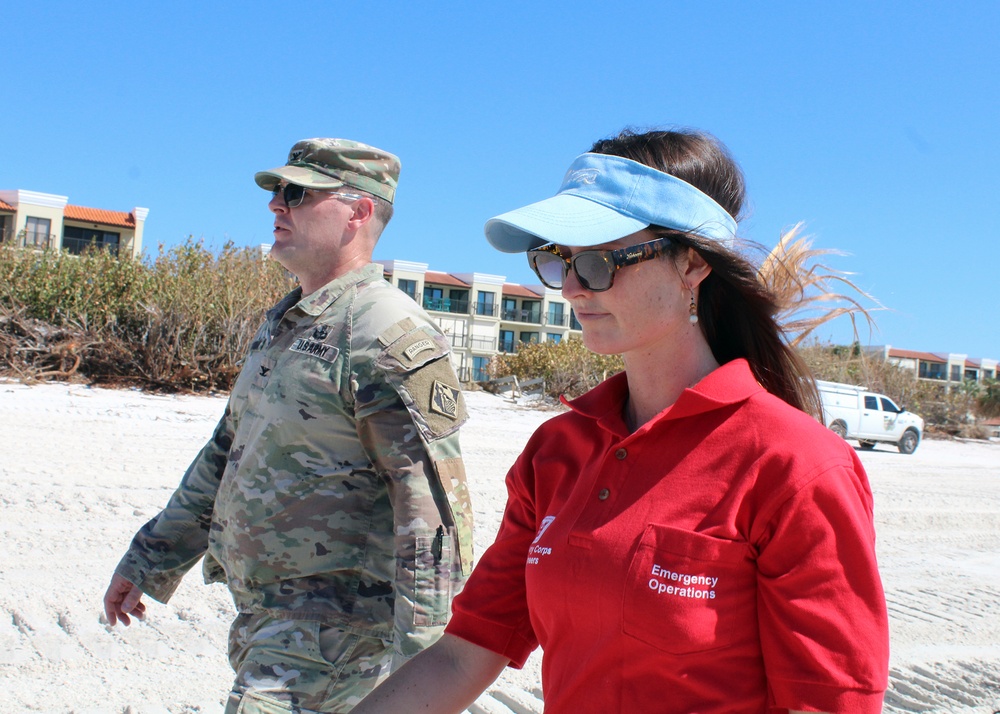 USACE conducts Florida beach project assessments post-USACE conducts Florida beach assessments post - Hurricane Milton