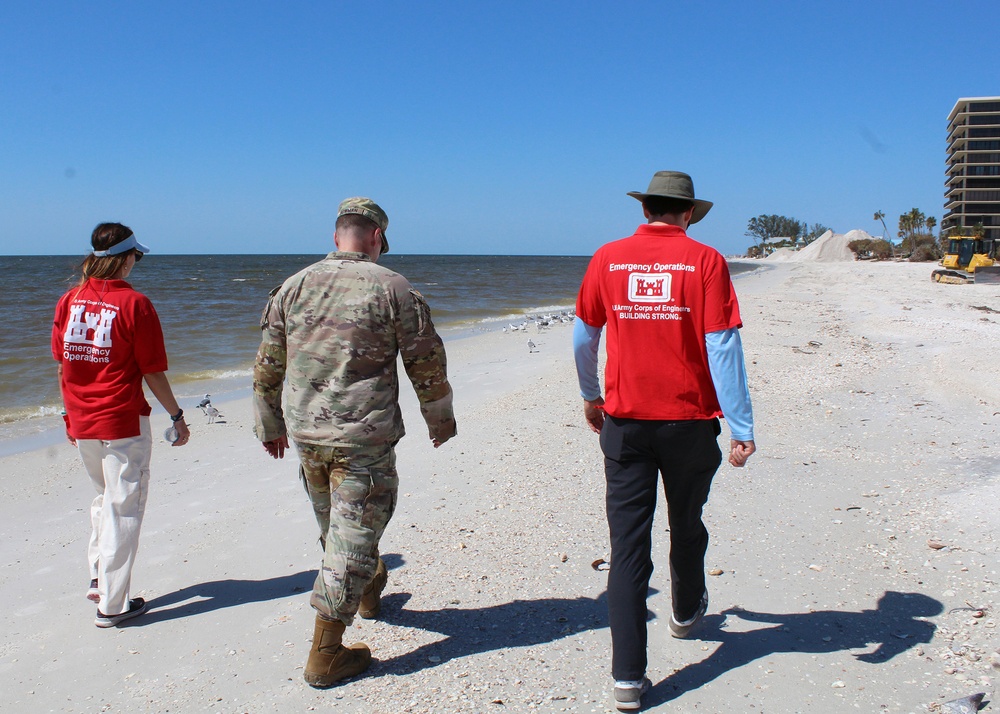 USACE conducts Florida beach project assessments post-USACE conducts Florida beach assessments post - Hurricane Milton