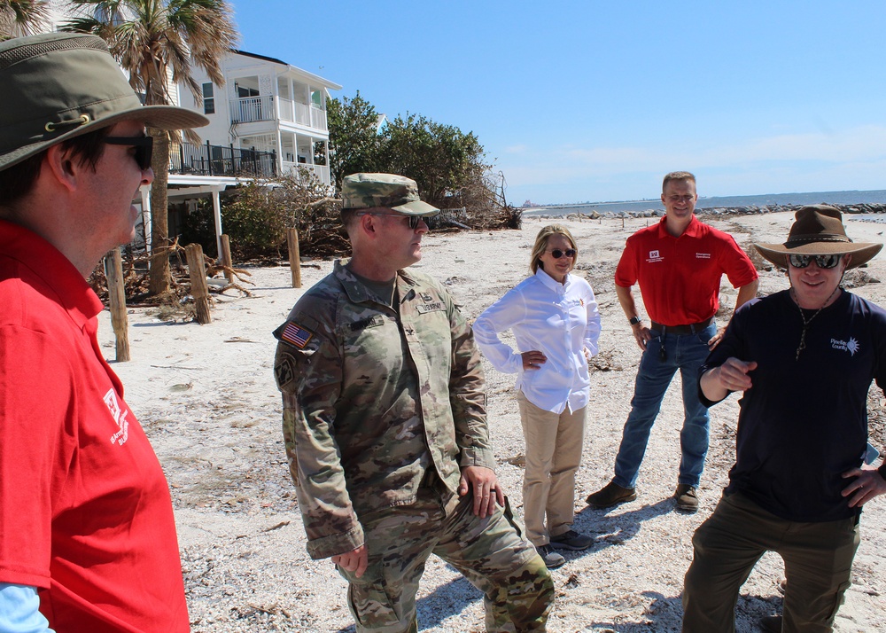 USACE conducts Florida beach project assessments post-USACE conducts Florida beach assessments post - Hurricane Milton