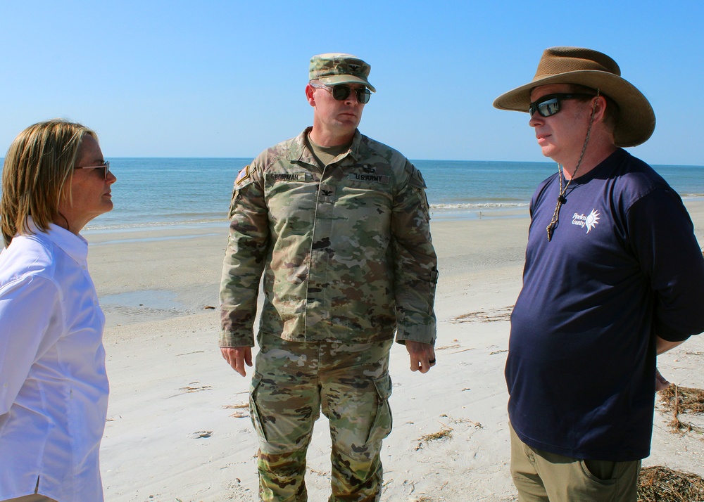 USACE conducts Florida beach project assessments post-USACE conducts Florida beach assessments post - Hurricane Milton