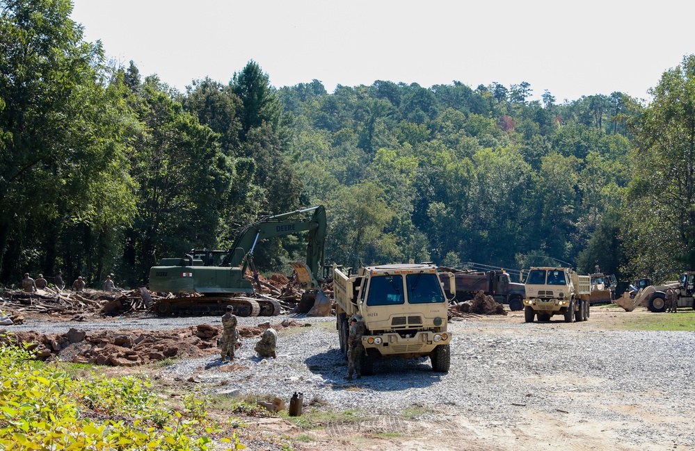 NC Guard Clears the Way after Hurricane Helene