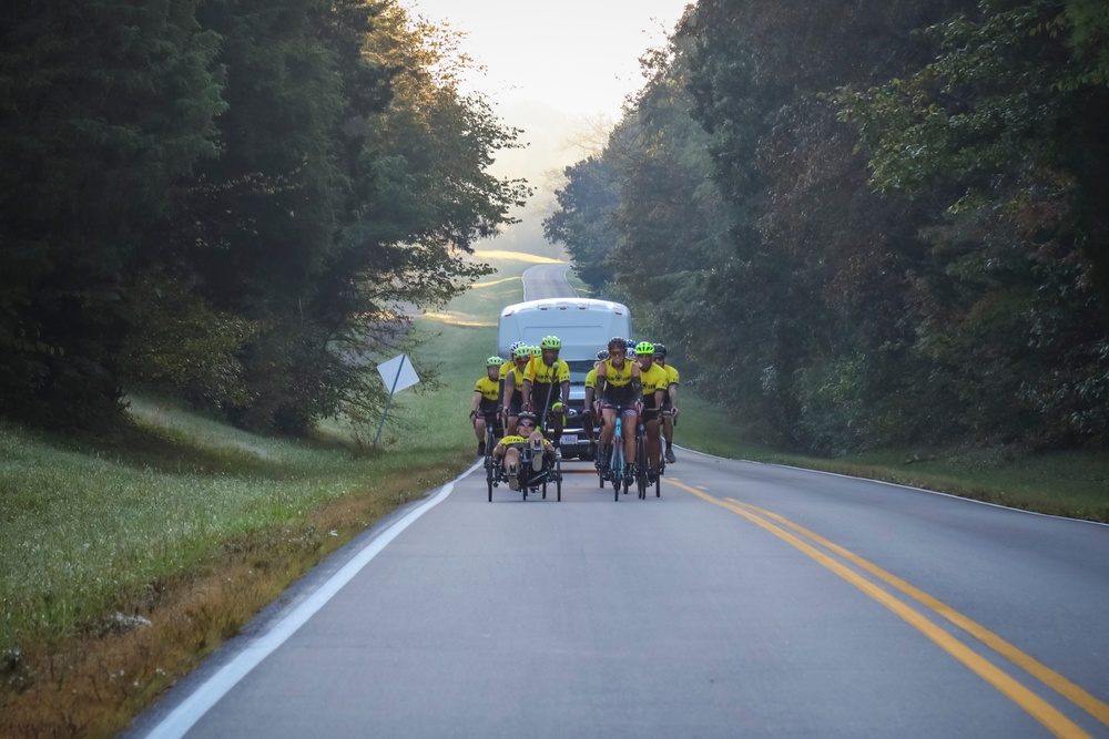 Fort Campbell SRU Conduct Adaptive Sports Bike Ride