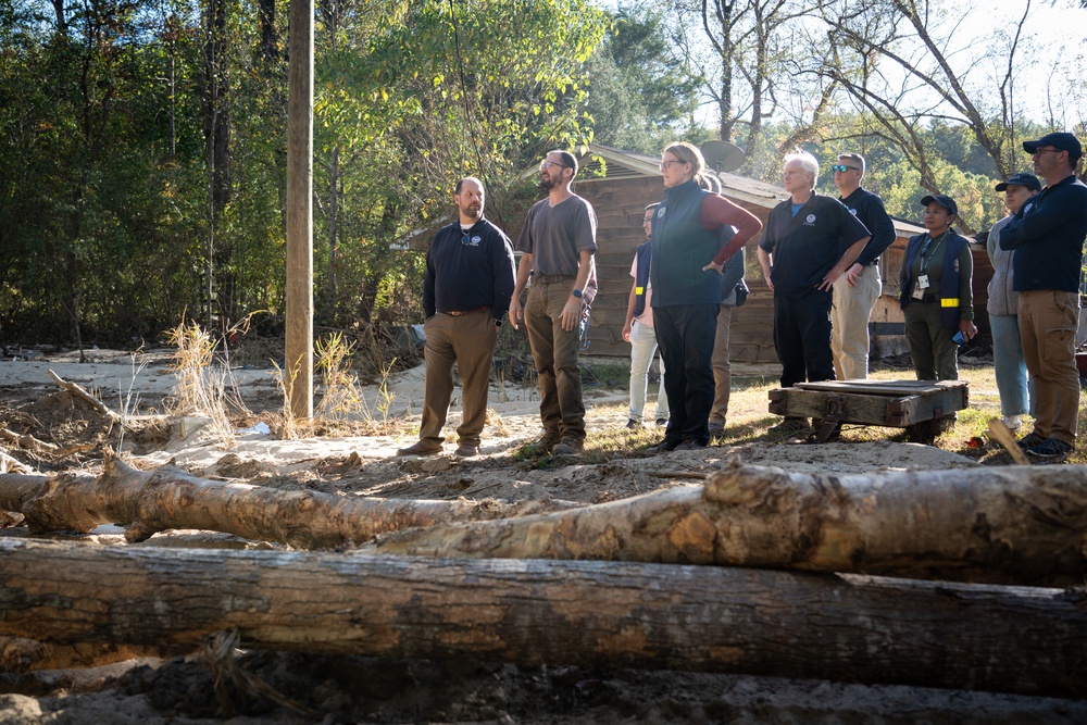 FEMA Administrator Meets Local Disaster Survivors and Surveys Damage