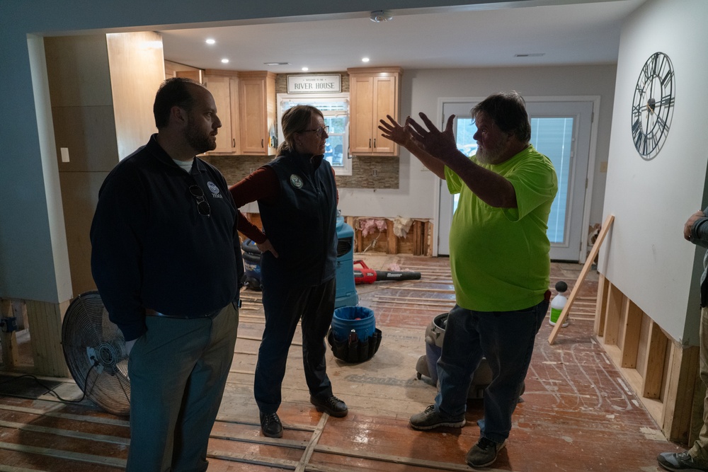 FEMA Administrator Meets Local Disaster Survivors and Surveys Damage