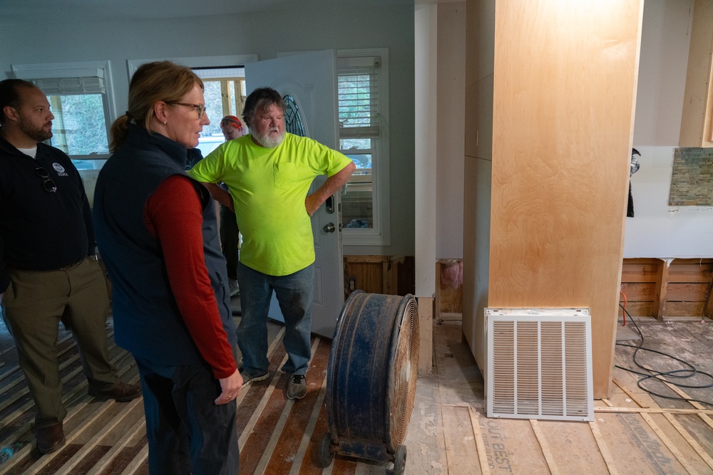 FEMA Administrator Meets Local Disaster Survivors and Surveys Damage