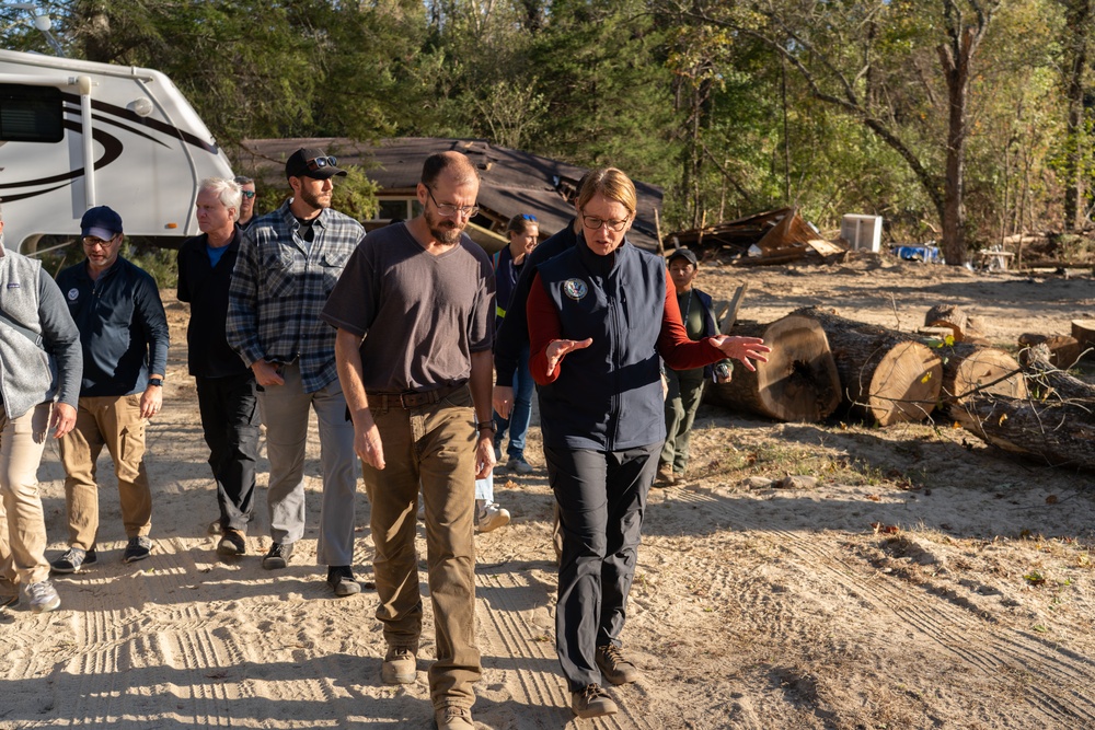 FEMA Administrator Meets Local Disaster Survivors and Surveys Damage