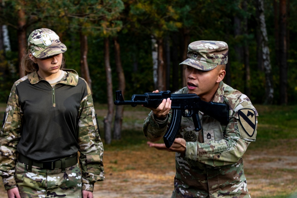 U.S. Army’s 1st Cavalry Division trains Polish Cadets