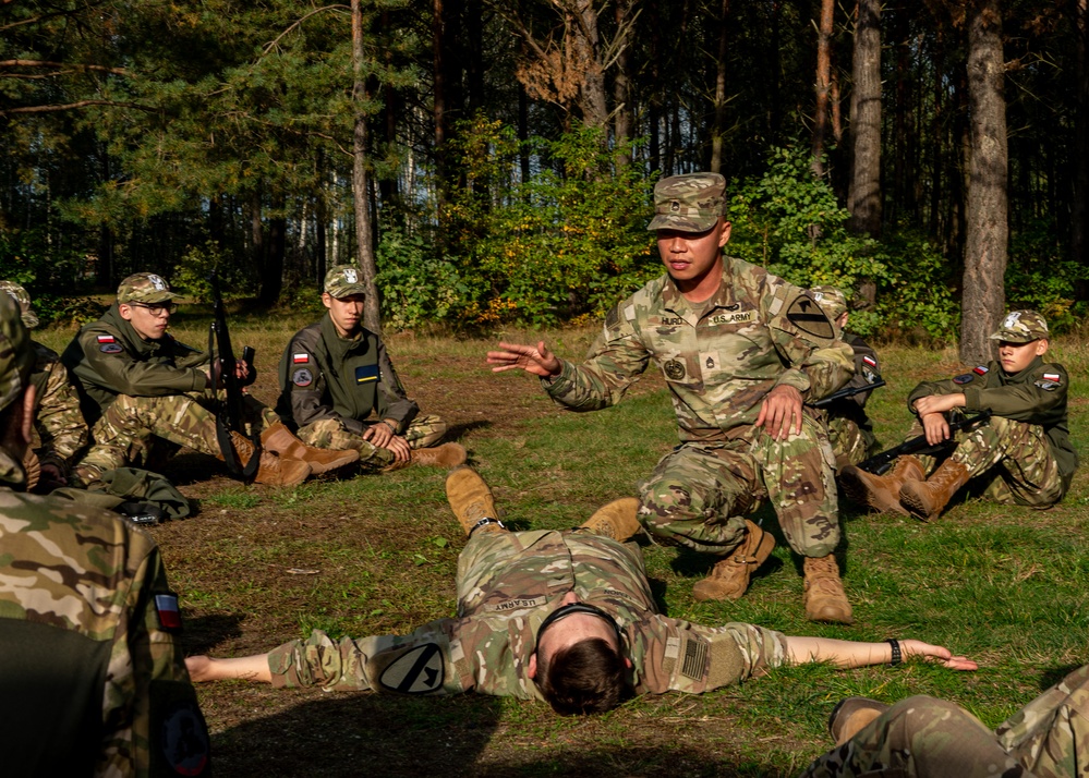 U.S. Army’s 1st Cavalry Division trains Polish Cadets