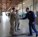 Gen. John Lamontagne visits the 89th Airlift Wing