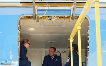 Gen. John Lamontagne visits the 89th Airlift Wing