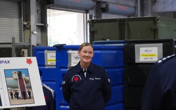 Gen. John Lamontagne visits the 89th Airlift Wing