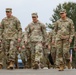 Lt. Gen. Christopher Donahue visits Soldiers at LSA Castle for Hurricane Helene Relief
