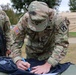 Lt. Gen. Christopher Donahue visits Soldiers at LSA Castle for Hurricane Helene Relief
