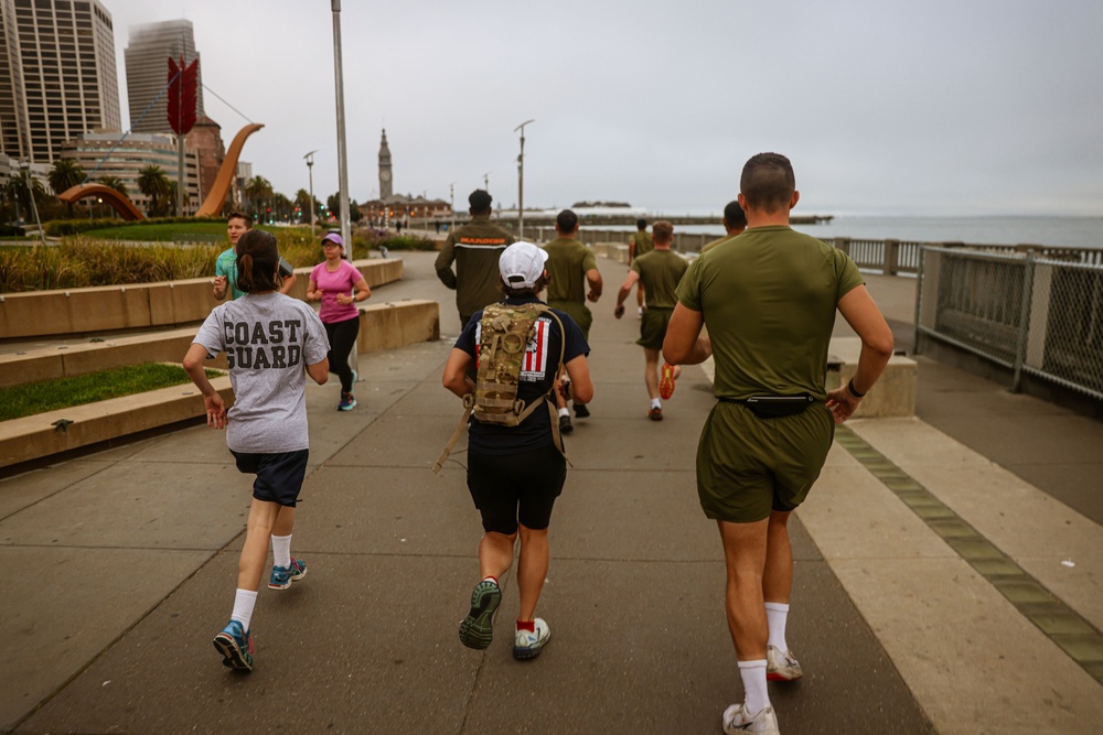 15th MEU, 1st MLG Run the Golden Gate Bridge