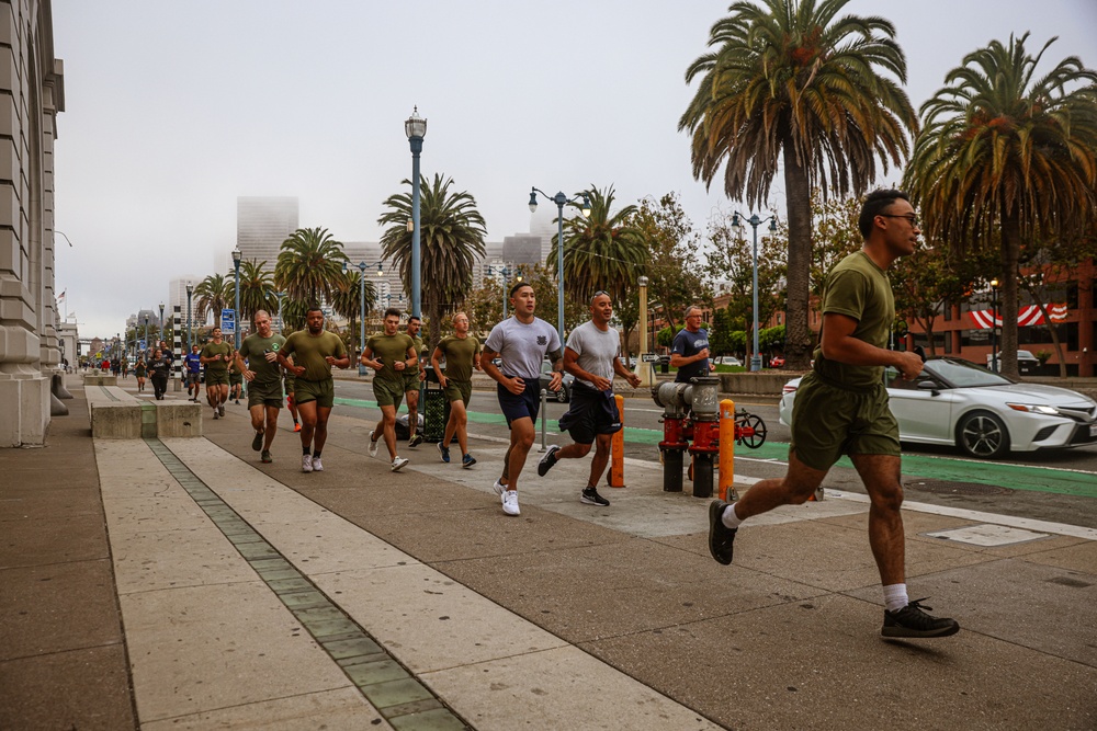 15th MEU, 1st MLG Run the Golden Gate Bridge