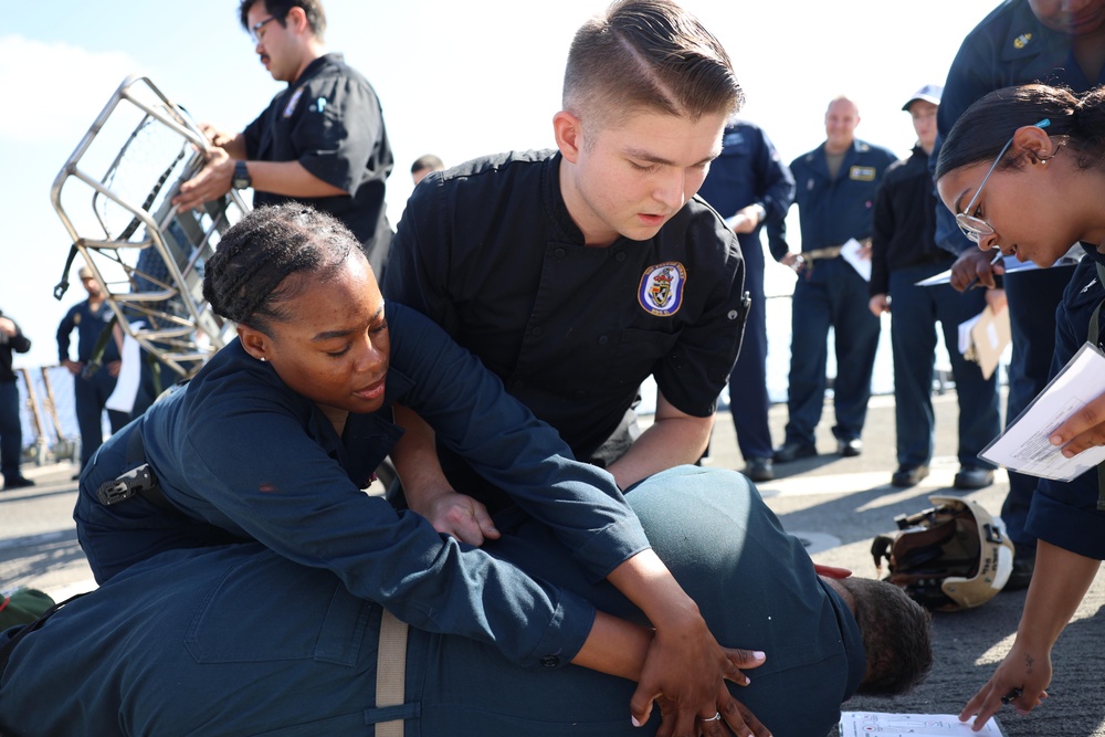 USS Arleigh Burke Mass Casualty Drill