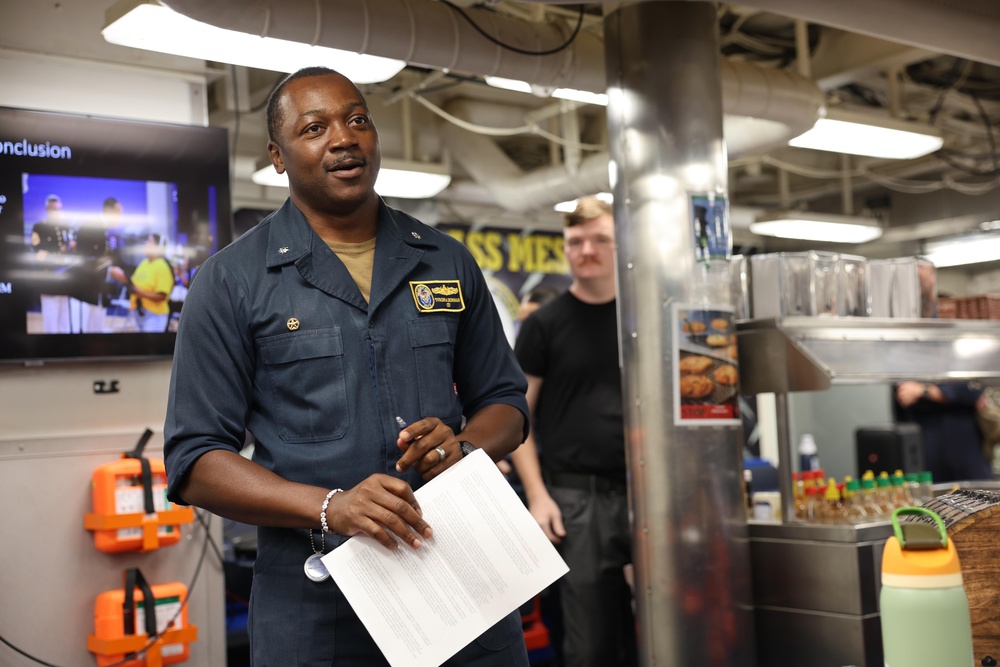 USS Arleigh Burke National Hispanic Heritage Month Celebration